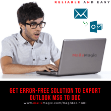Get Error-Free Solution to Export Outlook MSG to DOC